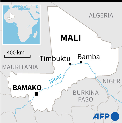 Mali berbatasan dengan Aljazair di utara, Niger di timur, Burkina Faso dan Pantai Gading di selatan serta Mauritania di Barat.