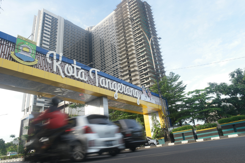Suasana di Kota Tangerang.
