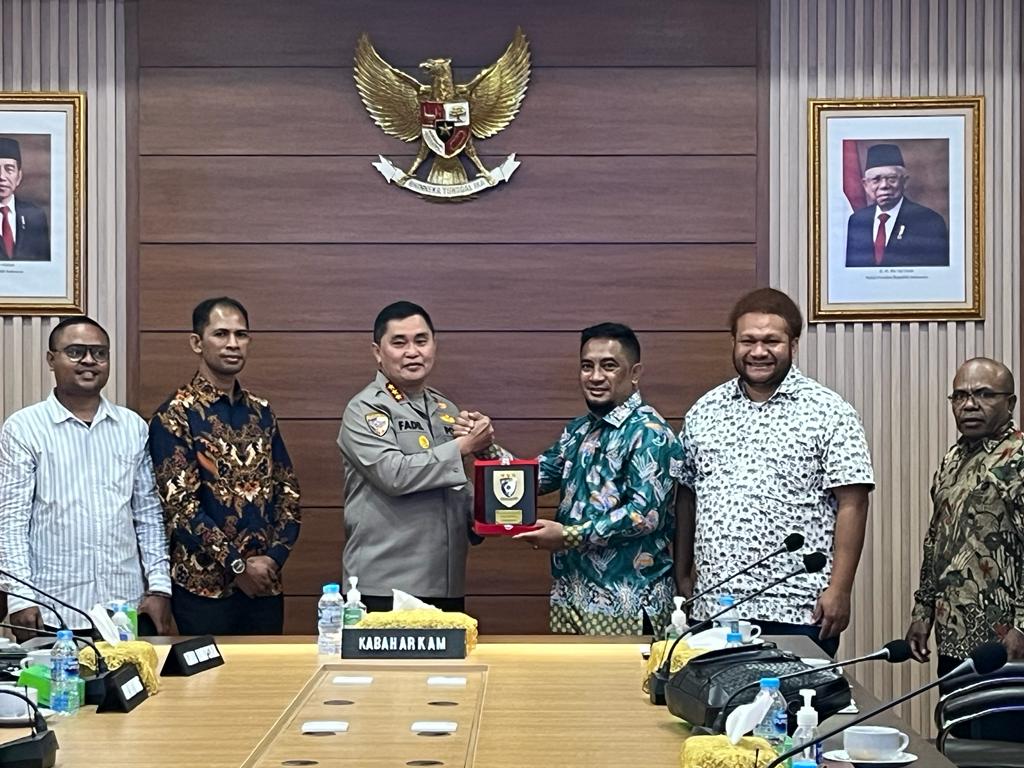 Pertemuan pengurus Forkamsi dengan Kabaharkam Polri Komjen Pol M Fadil Imran di Jakarta, Senin (18/9).