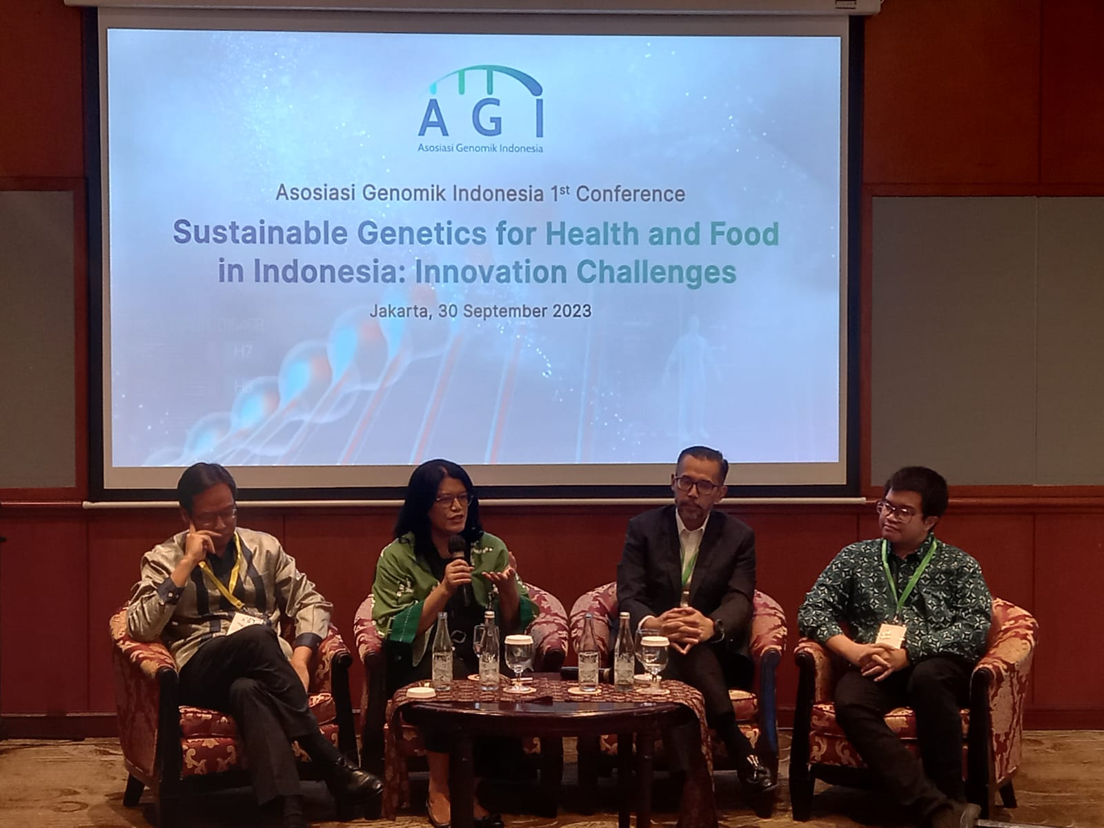 Asosiasi Genomik Indonesia (AGI) menggelar konferensi pertama di Jakarta, Sabtu (30/9), sejak berdiri pada 11 Agustus 2022.