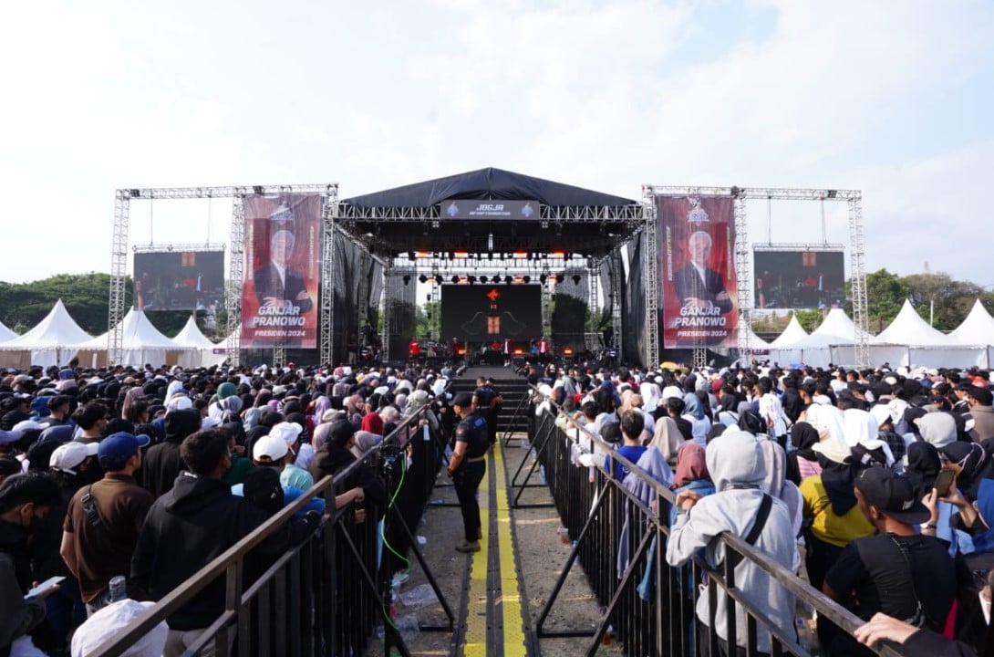 Ganjar Pranowo Festival ke-8 yang berlangsung di Benteng Vestenburg, Kota Solo, Minggu (17/9).