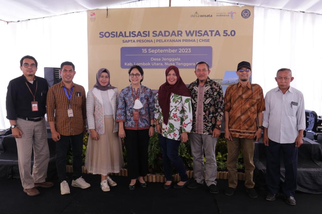 Kampanye Sadar Wisata di Lombok Utara, NTB