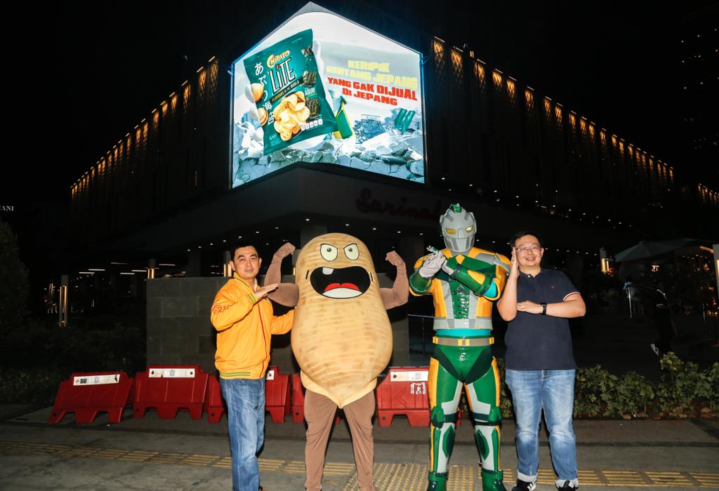 Acara peluncuran produk Chitato Lite – Aburi Seaweed di area Anjungan Sarinah MH Thamrin Jakarta, Jumat (22/9).