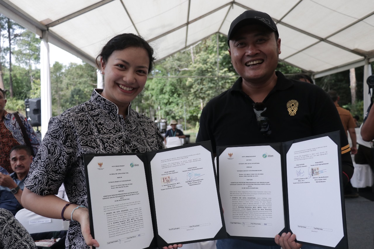 Penandatanganan MoU Otorita IKN dengan YAD