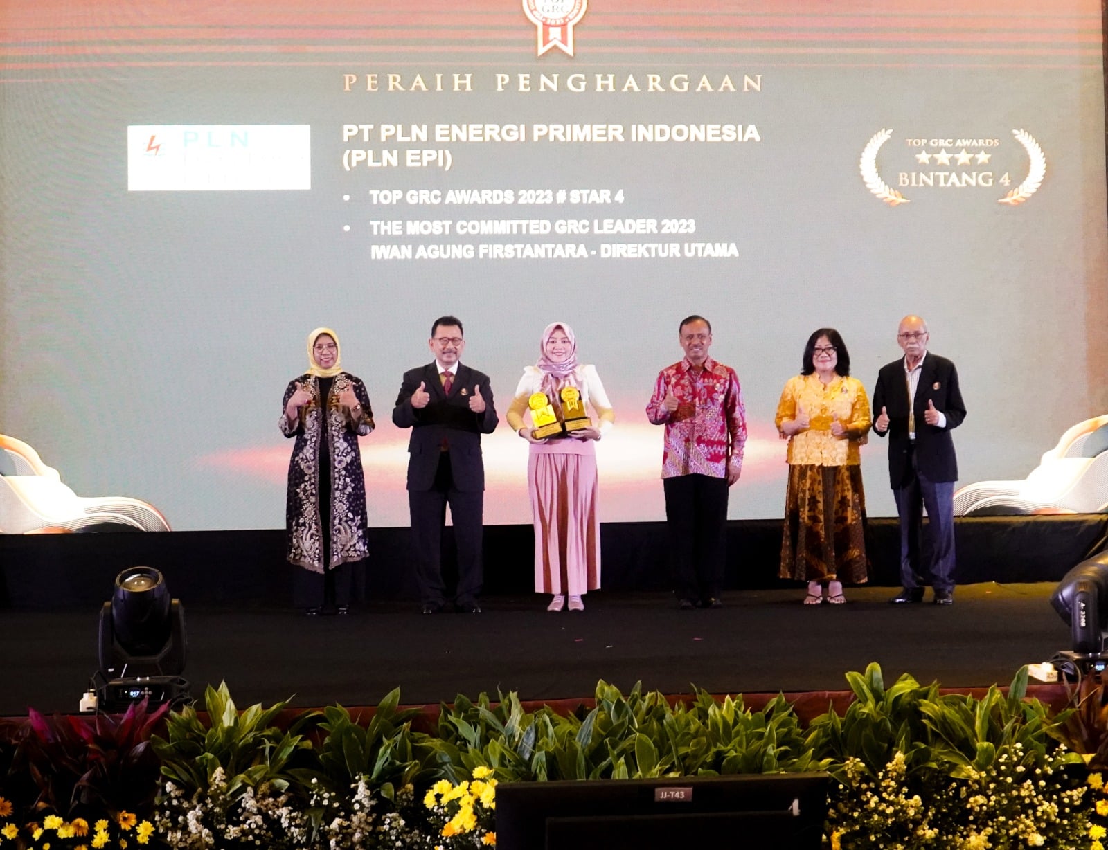 PLN EPI raih dua penghargaan dalam Top GRC Award 2023
