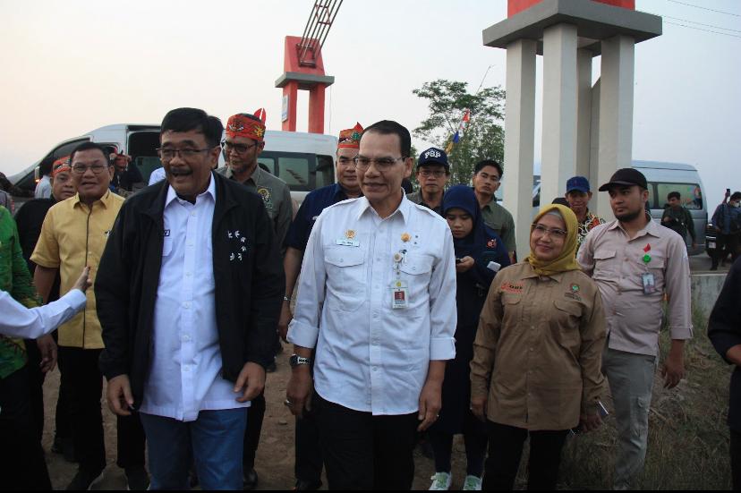Kunjungan anggota DPR ke Belanti Siam, Kecamatan Pandih Batu, Pulang Pisau, Kalteng