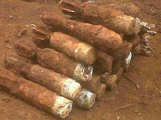 Ilustrasi penemuan mortir