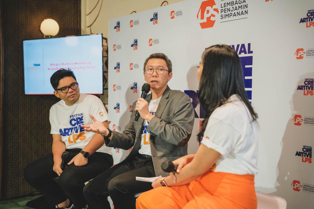 Konferensi pers Festival CreArtive LPS 2023 yang diselenggarakan di Jakarta, Rabu (20/9).