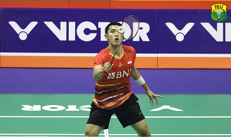 Tunggal putra Indonesia Jonatan Christie