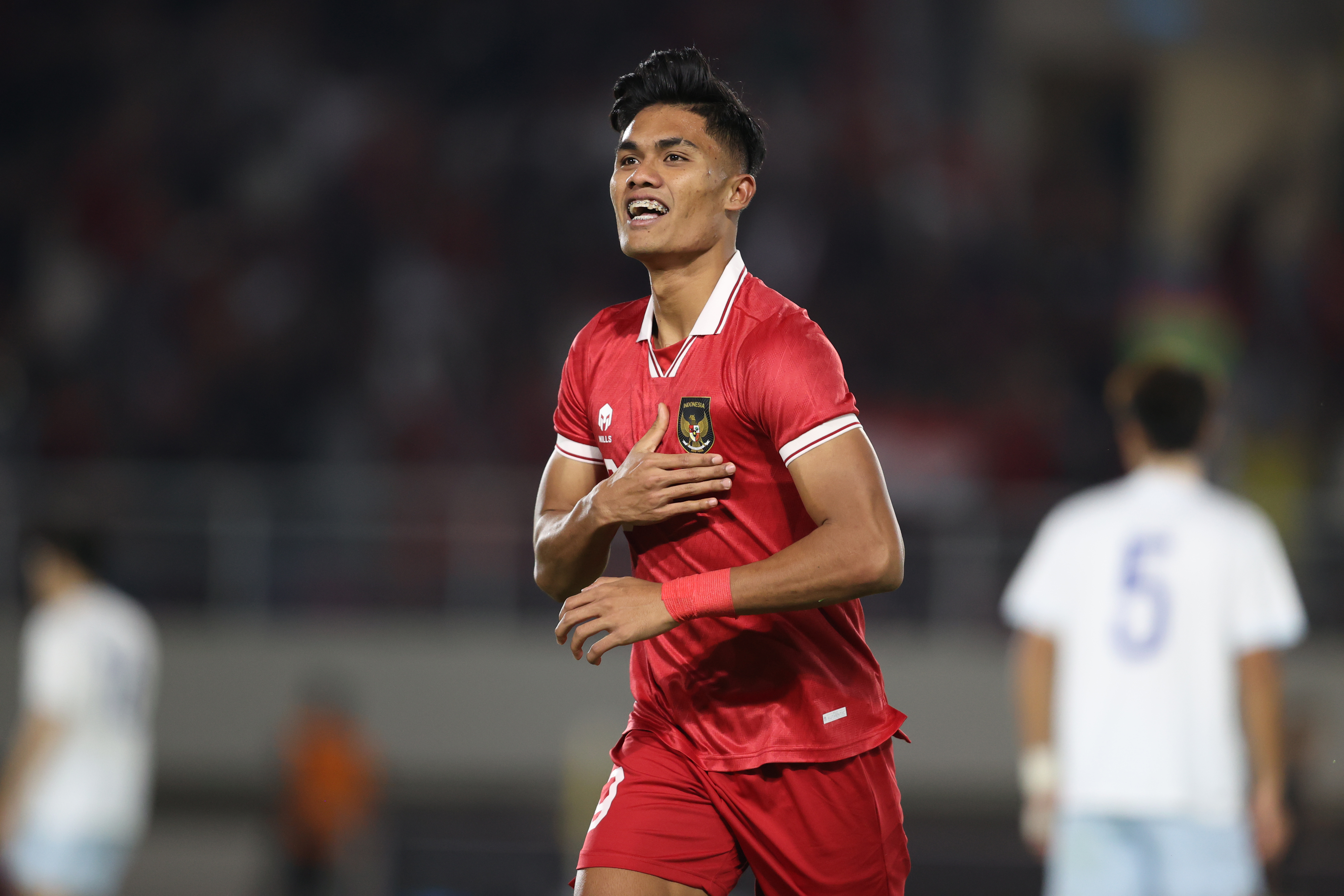 Pemain tim U-23 Indonesia Ramadhan Sananta.