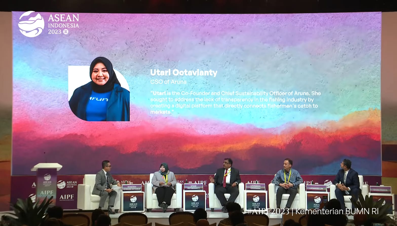 Aruna hadir sebagai pembicara dalam ASEAN-Indo-Pacific Forum (AIPF)