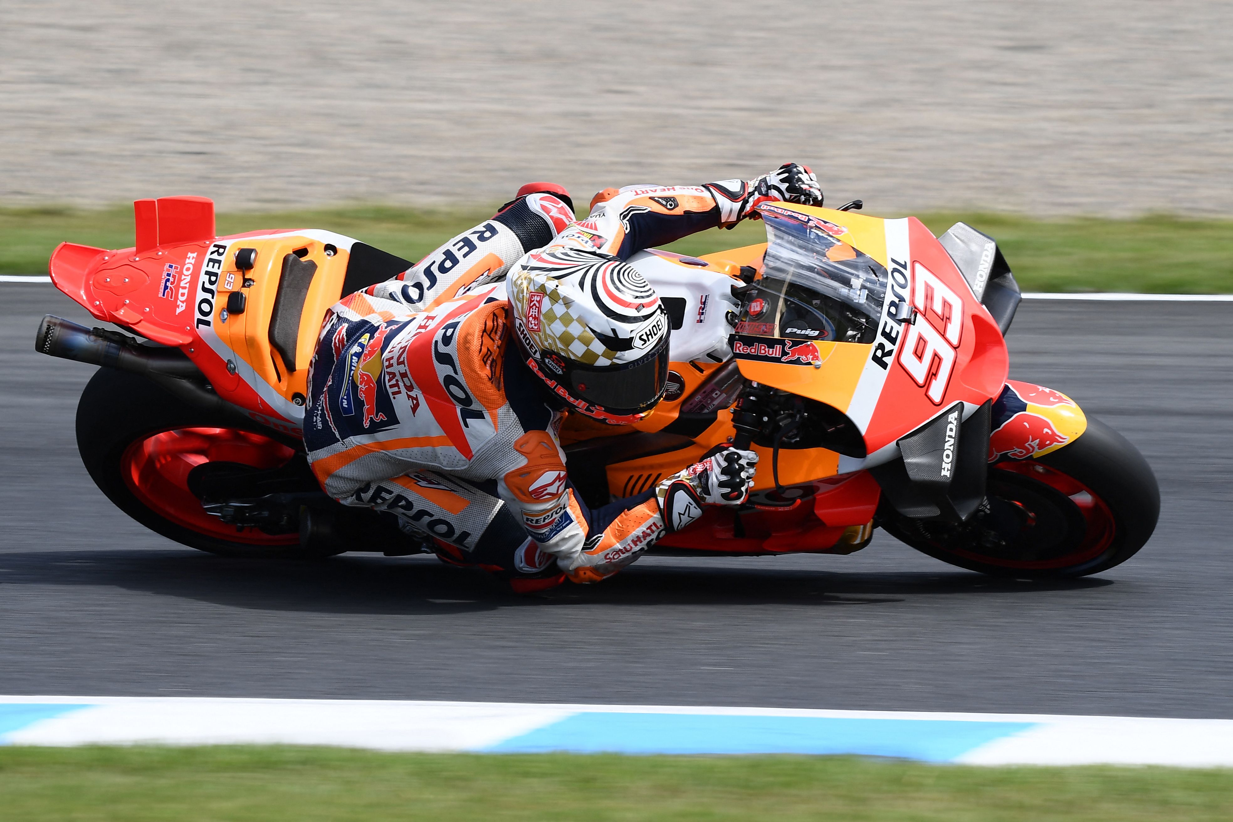 Pembalap Repsol Honda Marc Marquez