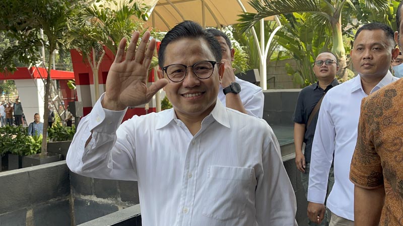 Ketum PKB Muhaimin Iskandar tiba di KPK pukul 09.50 WIB memenuhi panggilan.