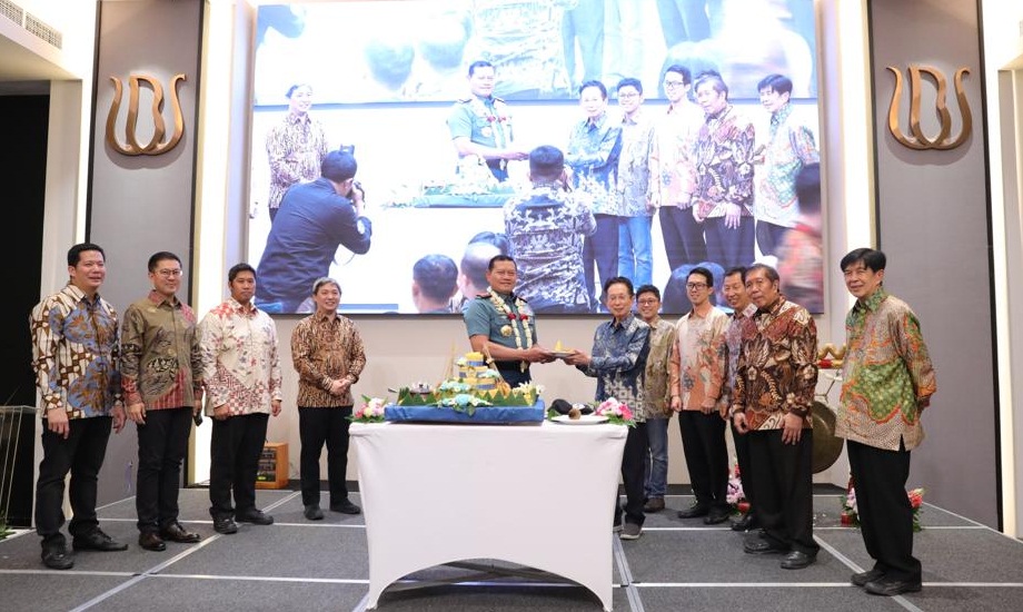 Peresmian Graha UBS Gold Tower di Kenjeran, Surabaya, Jawa Timur.