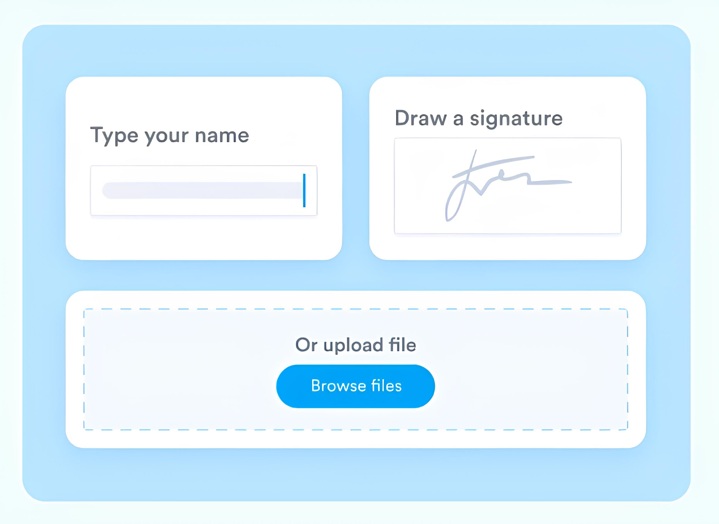 Ilustrasi membuat tanda tangan digital lewat Signaturely