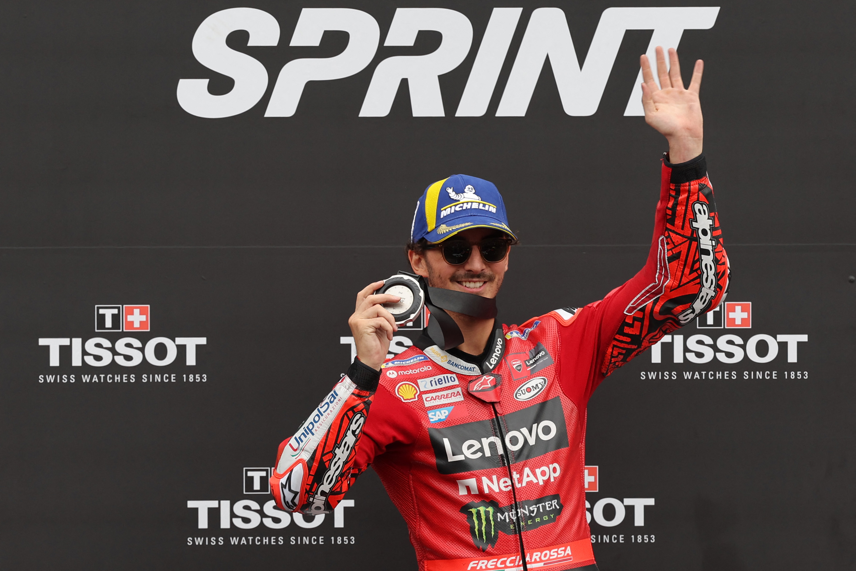 Pembalap Ducati Francesco Bagnaia