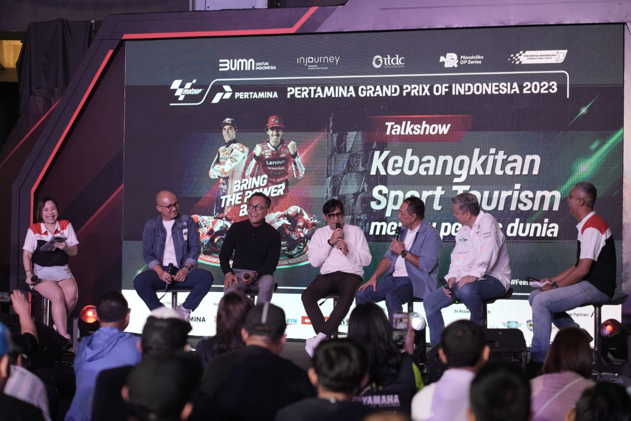 Talkshow bertema kebangkitan wisata olahraga yang digelar ITDC, Minggu (10/9).