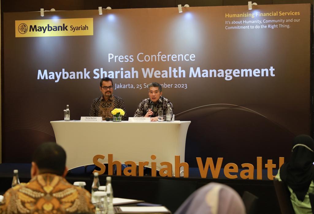 Maybank Indonesia menghadirkan layanan Maybank Shariah Wealth Management yang menyeluruh pada Senin (25/9), di Jakarta.