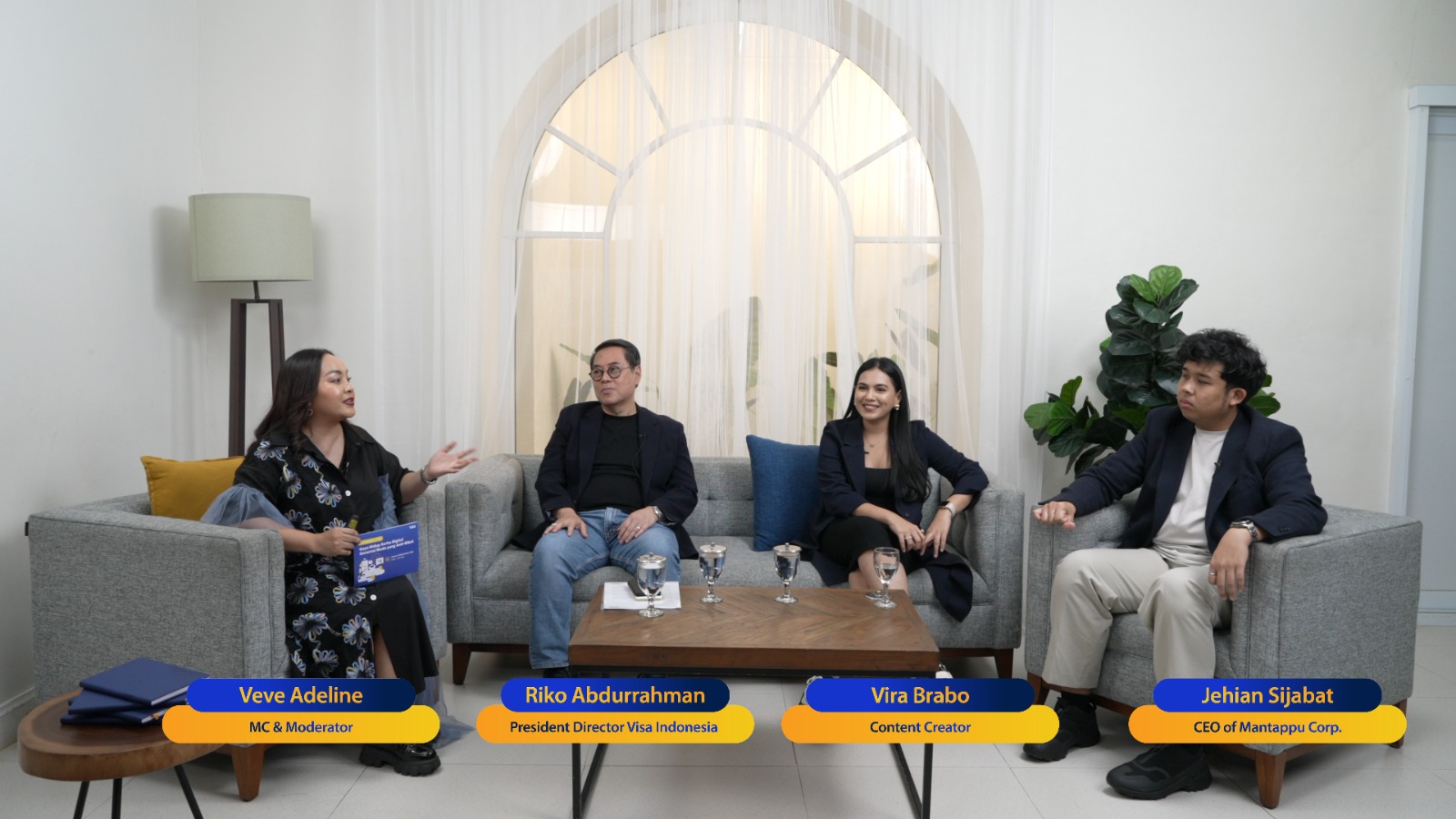 Visa Contactless Talk: “Gaya Hidup Serba Digital Generasi Muda yang Anti-Ribet” di  Jakarta, Jumat (22/9).