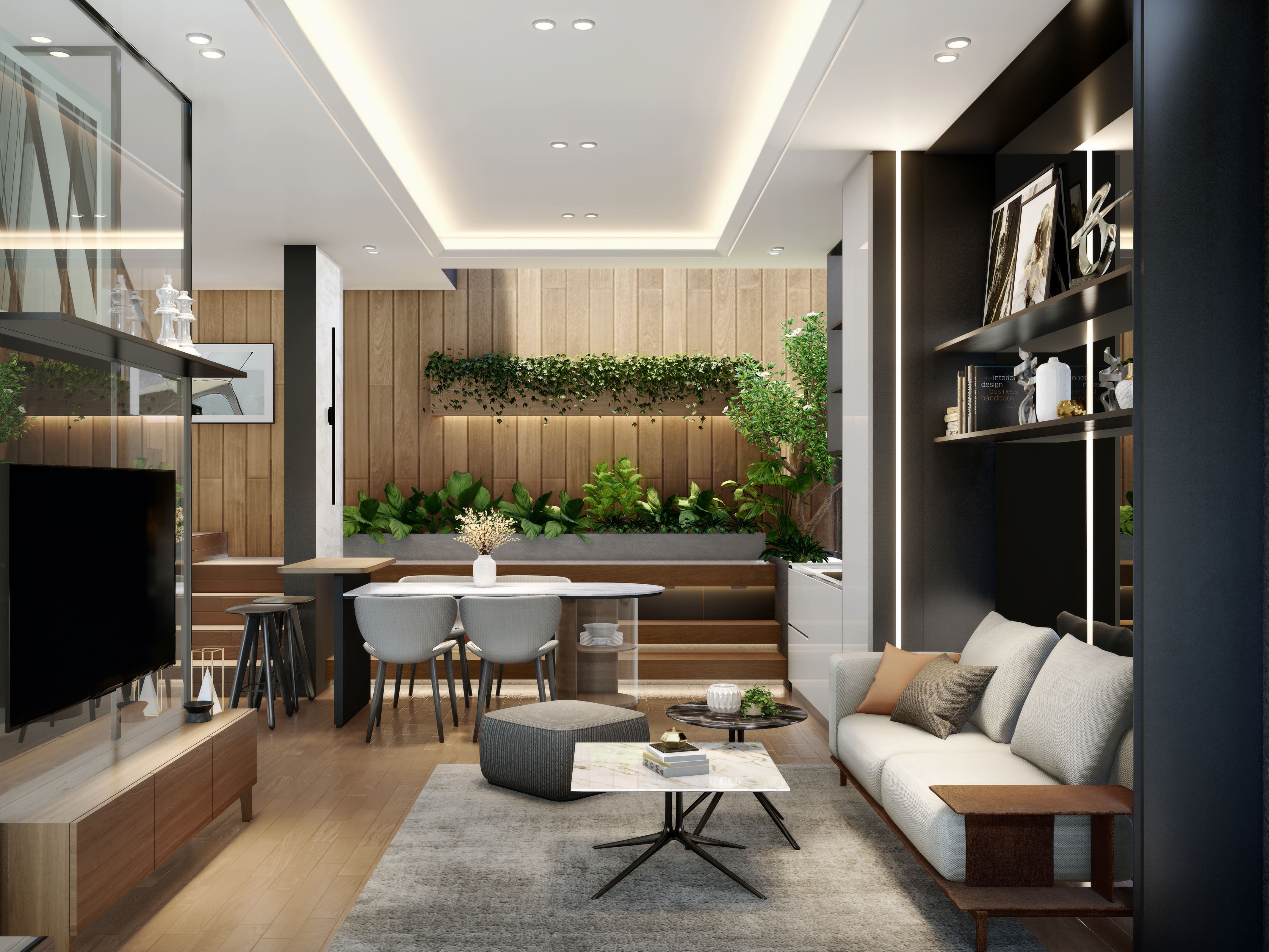 Desain interior di unit Adora, Terravia, BSD City.