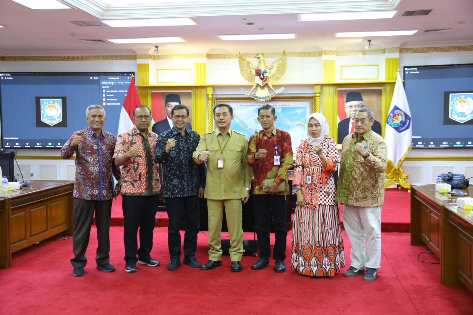 Provinsi nominator IGA 2023 melakukan presentasi mengenai inovasi di daerahanya