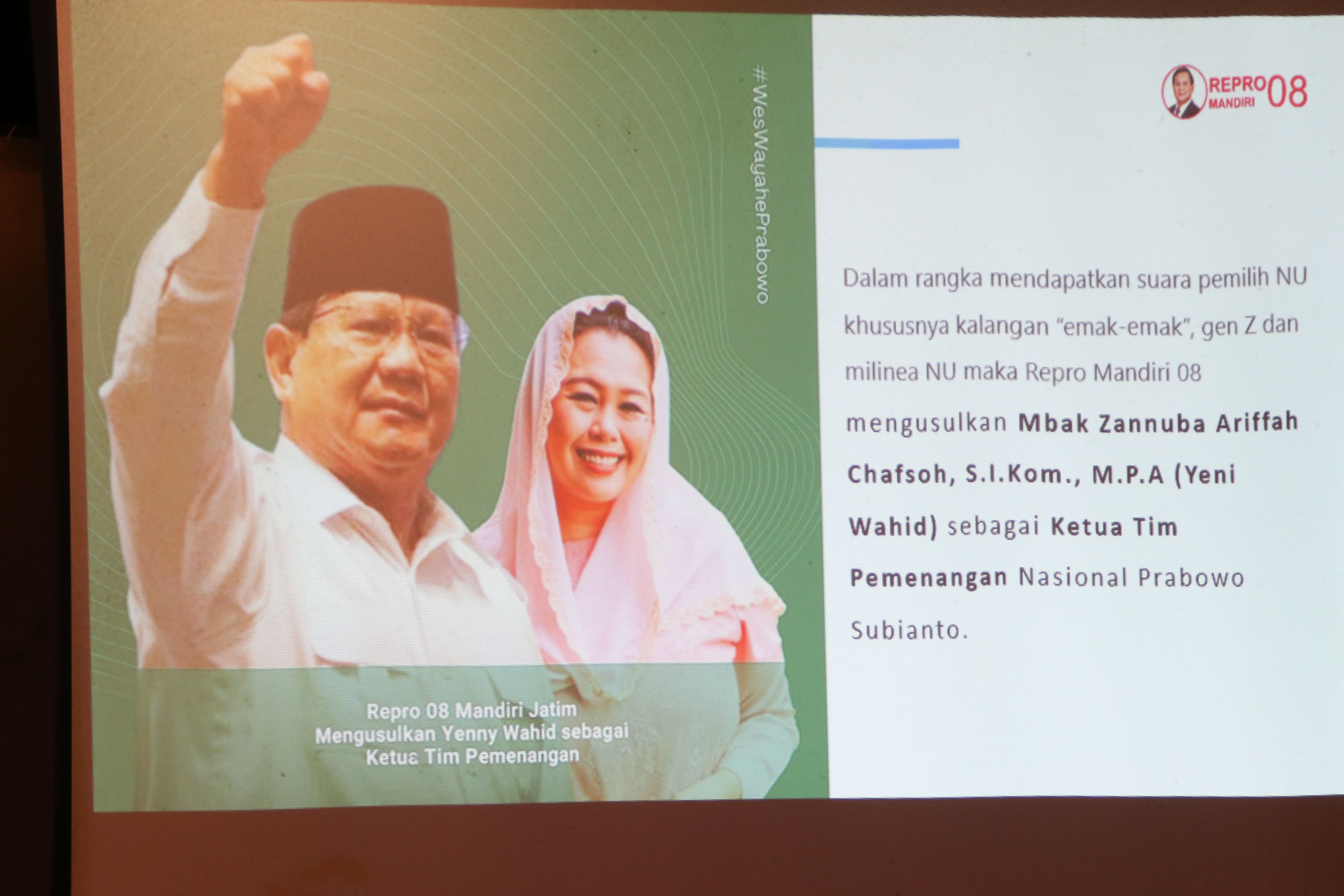 Survei elektabilitas Prabowo menguat di Jawa Timur