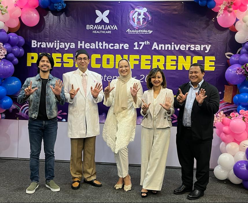 Acara konferensi pers yang diselenggarakan Brawijaya Healthcare Group di Jakarta, Rabu (13/9).
