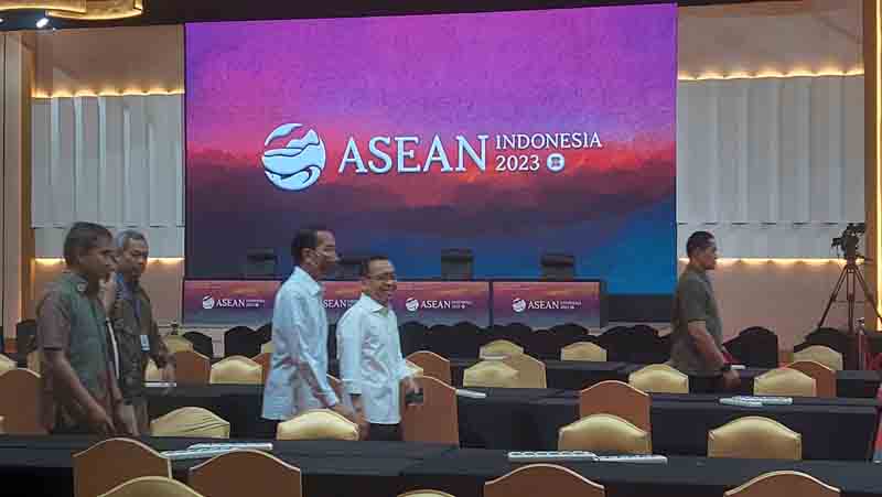 Tinjau Kesiapan KTT ASEAN Ke-43 di JCC, Presiden: Persiapan Sudah 99,9 Persen