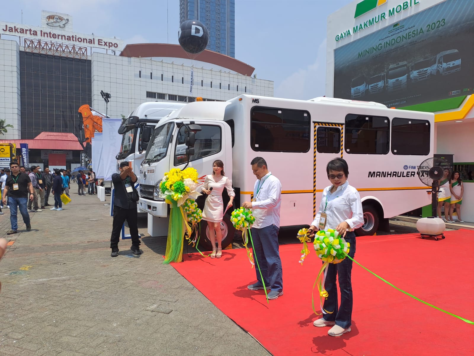 Pembukaan Booth GMM di Mining Indonesia