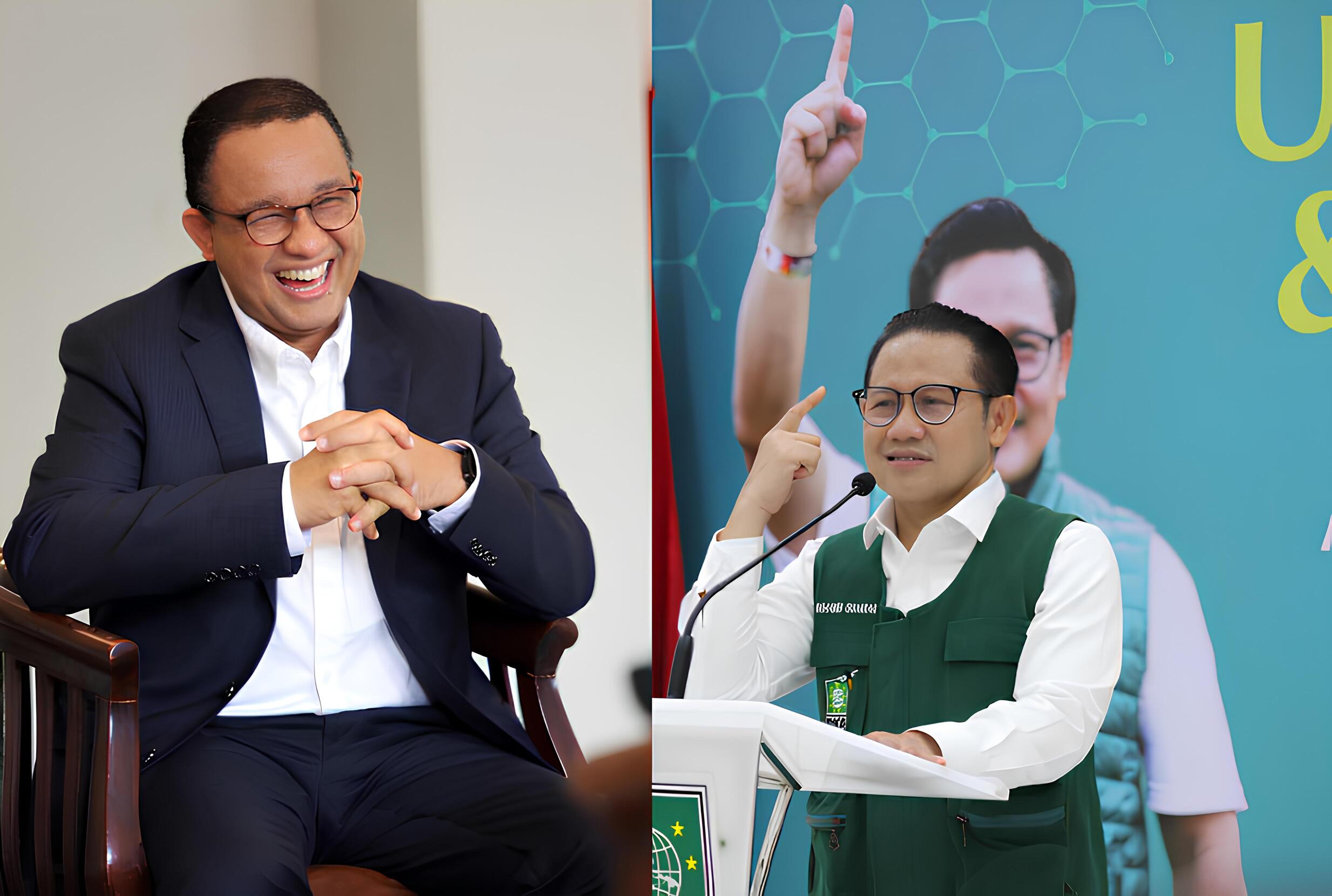 Anies Baswedan dan Muhaimin Iskandar.