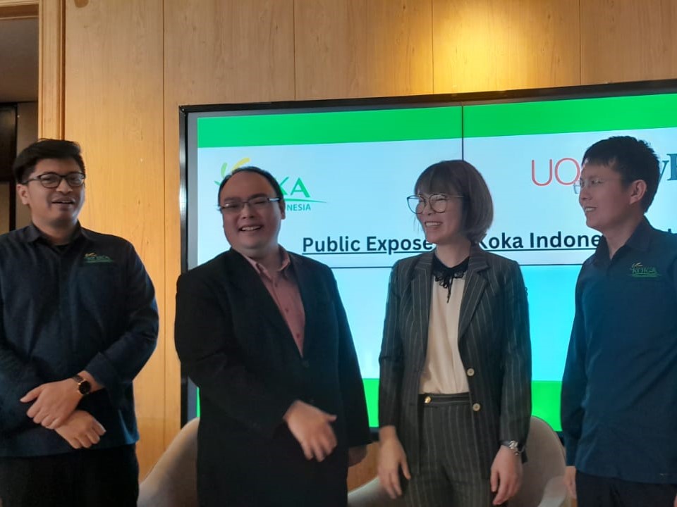 Direktur Utama Koka Indonesia, Gao Jing (tiga dari kiri).