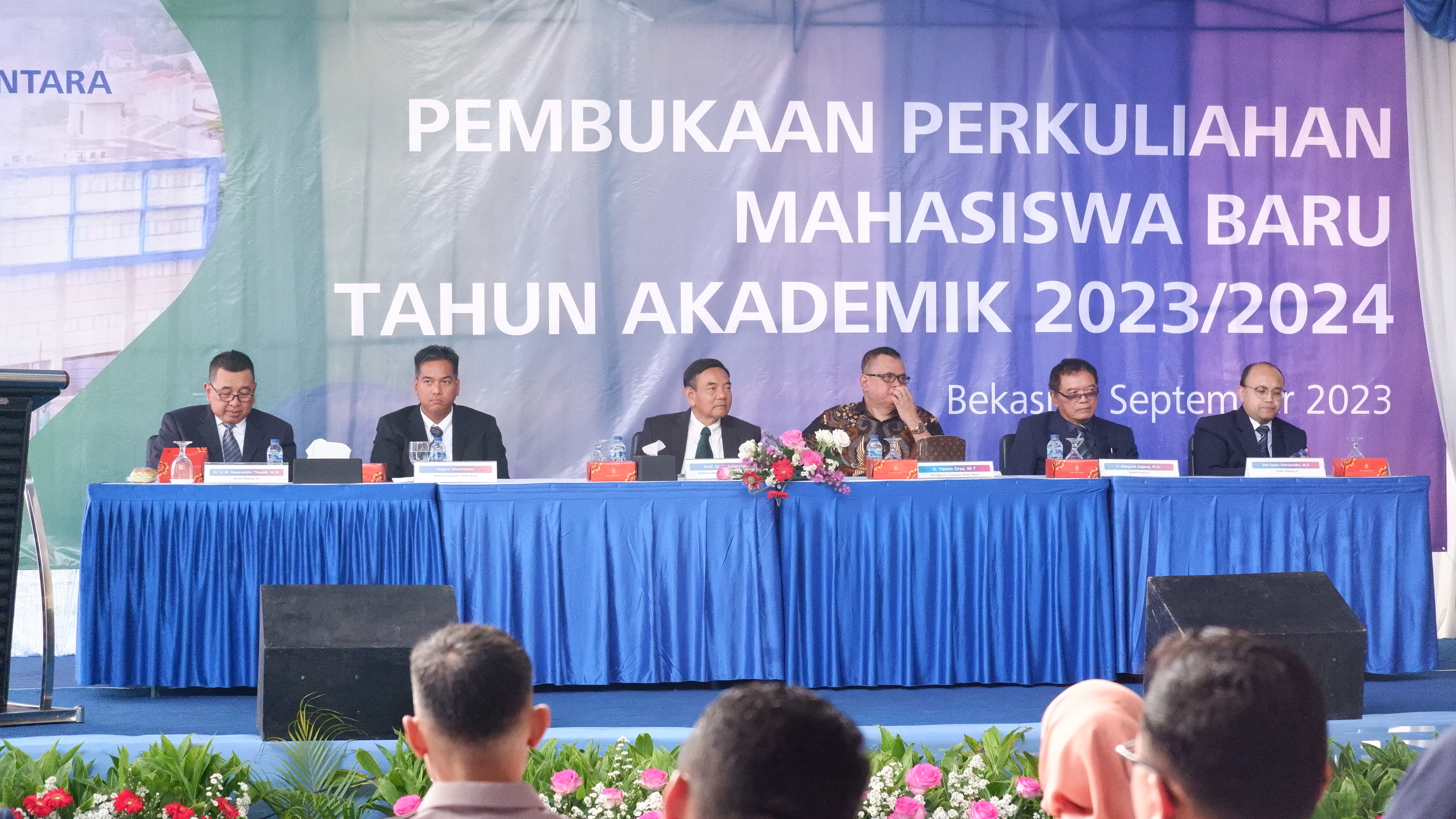 Pembukaan perkuliahan mahasiswa baru semester ganjil tahun ajaran 2023/2024 Universitas Dian Nusantara