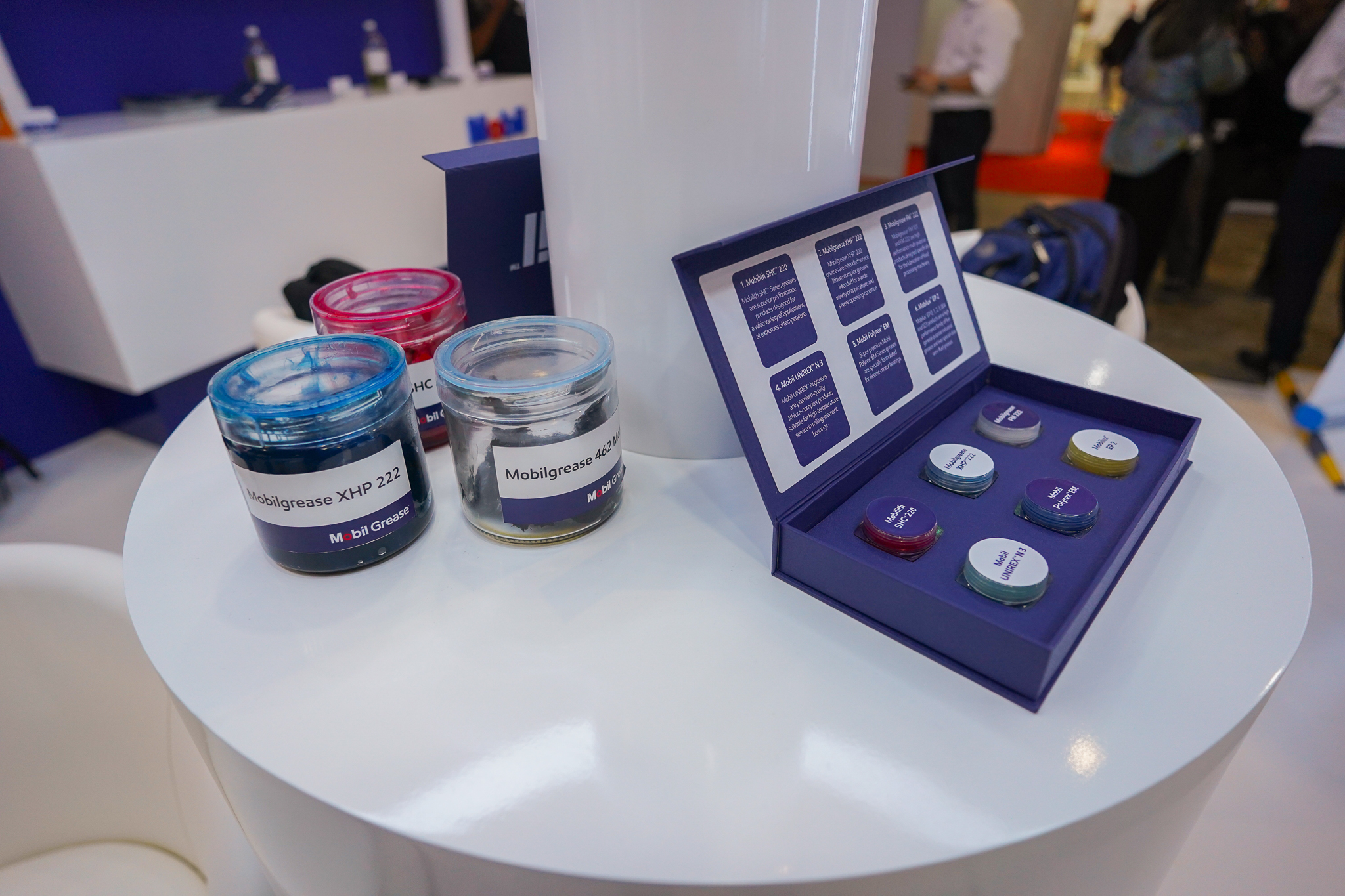 Sejumlah produk pelumas milik ExxonMobil Indonesia