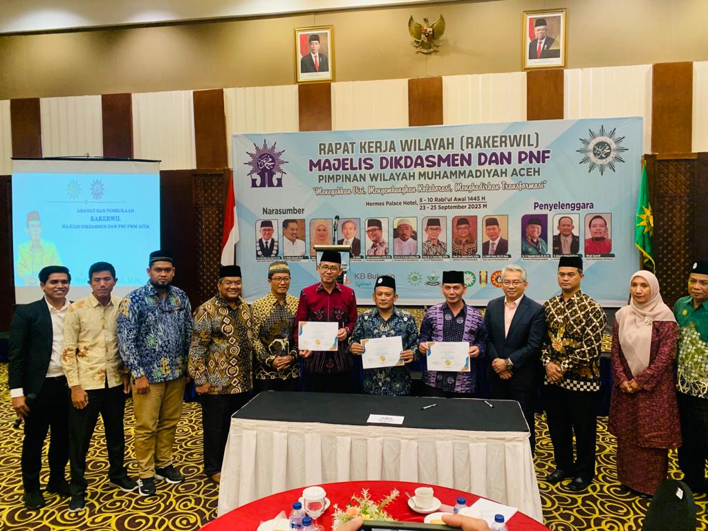 Pimpinan Wilayah Muhammadiyah Aceh menggelar Rapat Kerja Wilayah (Rakerwil) dan peluncuran EduMu pada 23-25.September.2023..