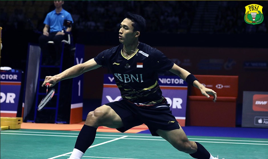 Tunggal putra Indonesia Jonatan Christie