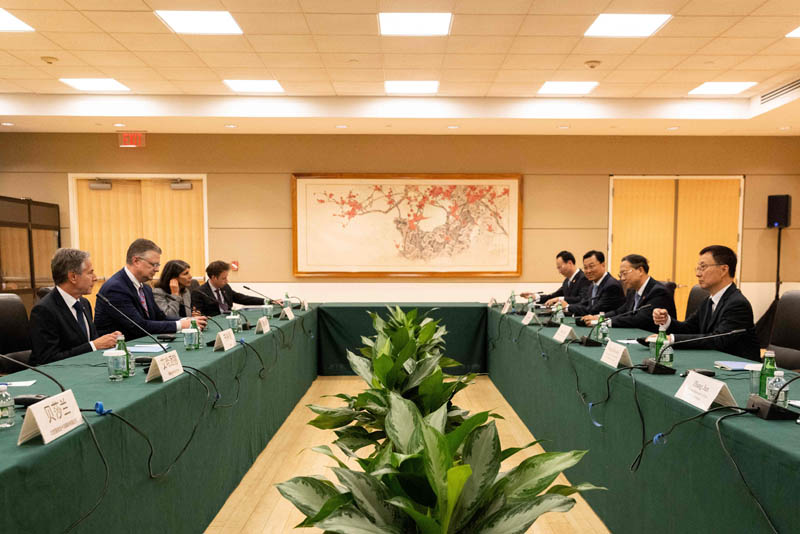 Pertemuan menlu AS Antony Blinken dan wapres Tiongkok Han Zheng diharapkan memberikan stabulitas hubungan kedua negara.