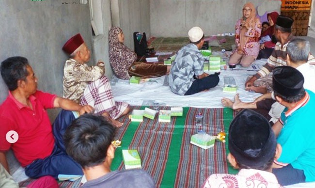 Kursus Tani berlangsung di rumah Ketua Poktan Karya Tani di Desa Karangrowo, Kecamatan Wonosalam, Kabupaten Demak, Jateng.