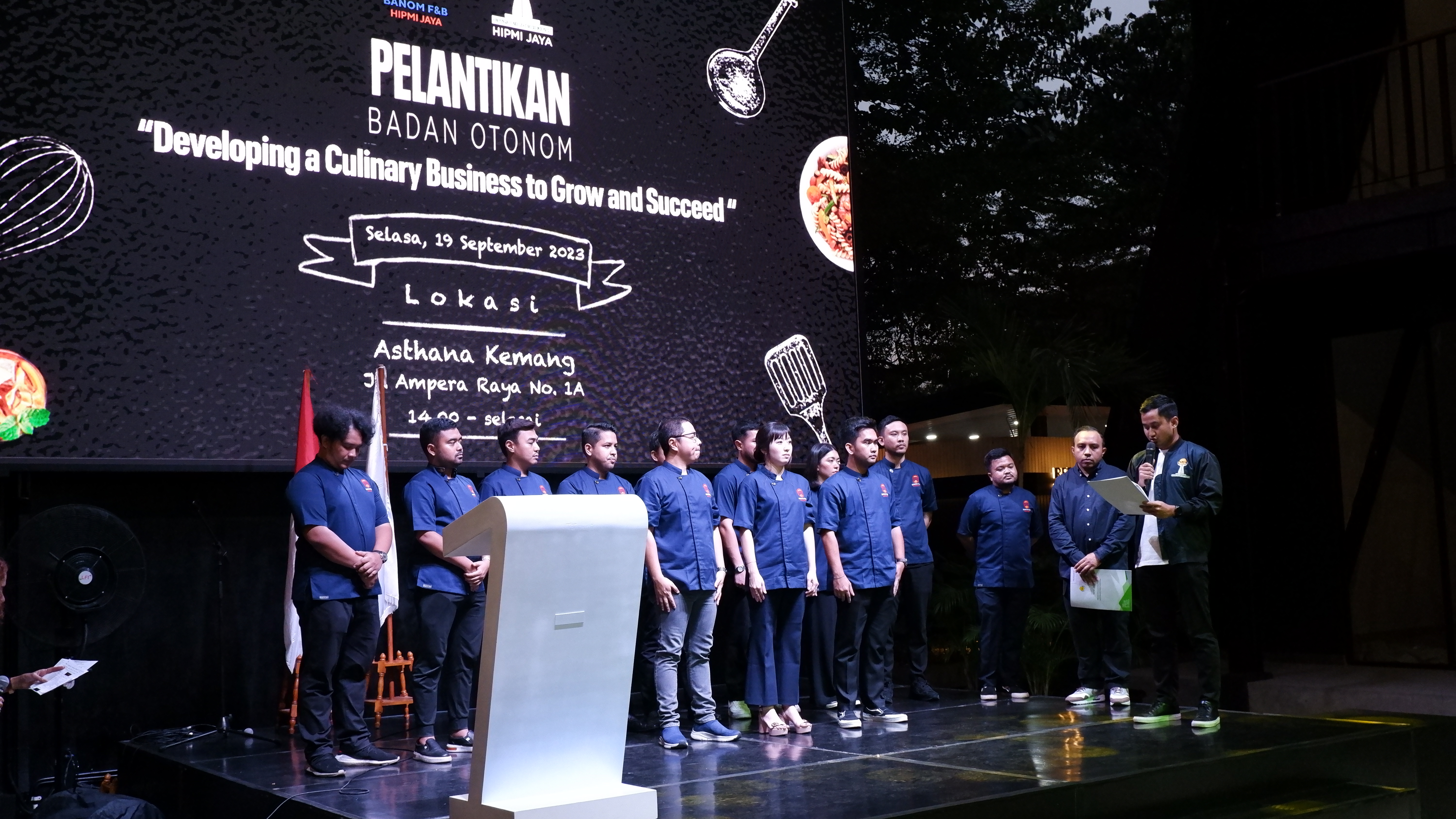 Pelantikan Badan Otono F&B Hipmi Jaya