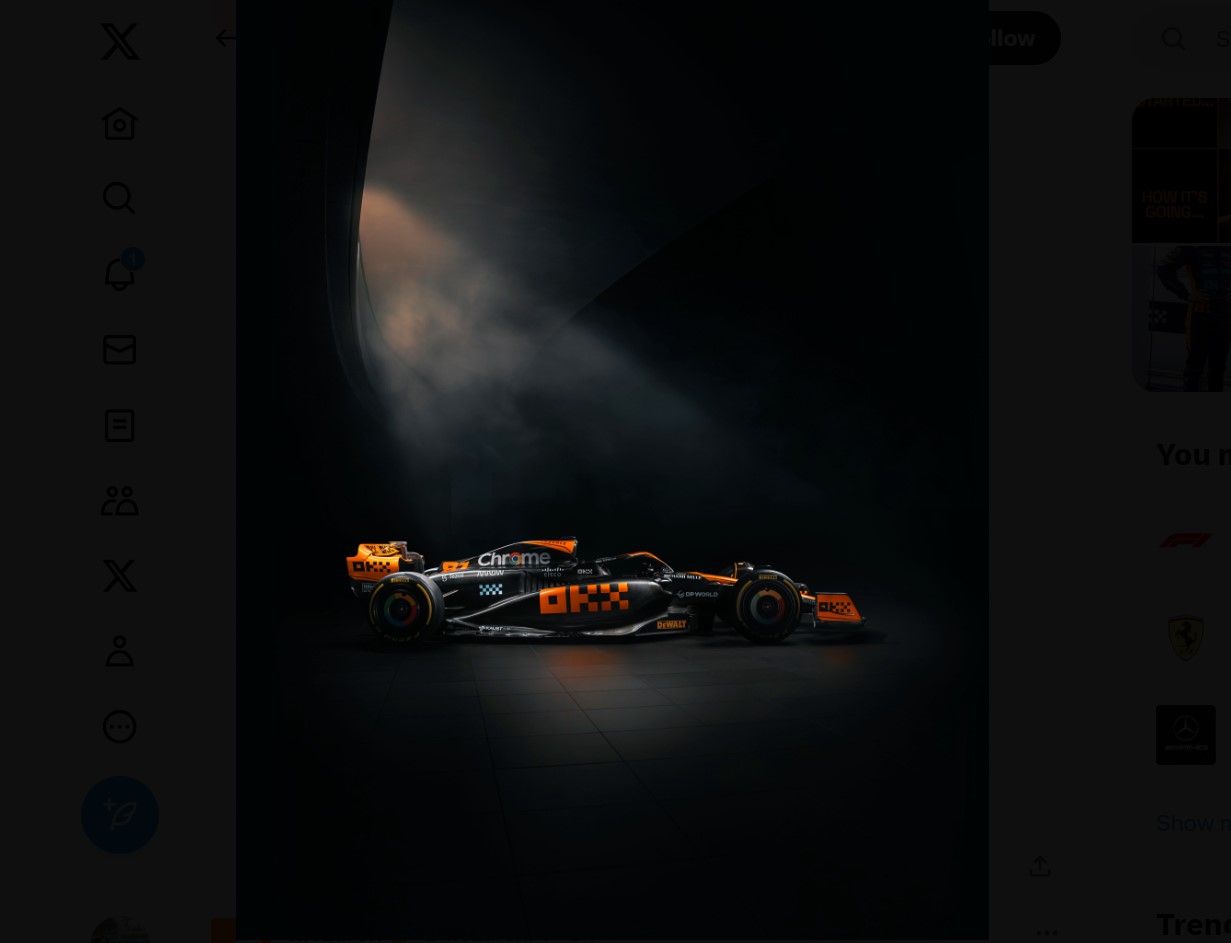 Mobil McLaren dengan livery spesial yang akan tampil di GP Singapura dan GP Jepang