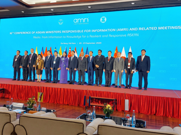 ASEAN Ministers Responsible for Information (AMRI) Meeting yang berlangsung 19 - 23 September 2023 di Da Nang Vietnam.