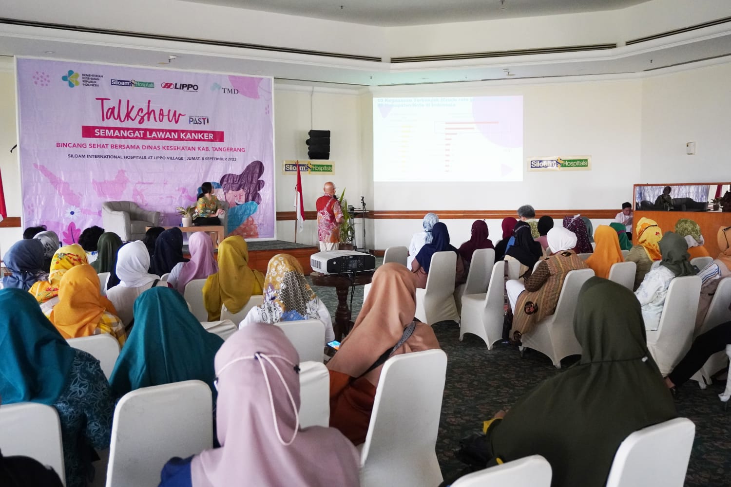 talkshow Semangat Lawan Kanker - Bincang Sehat Bersama Dinkes Kabupaten Tangerang dan RS Siloam Hospital