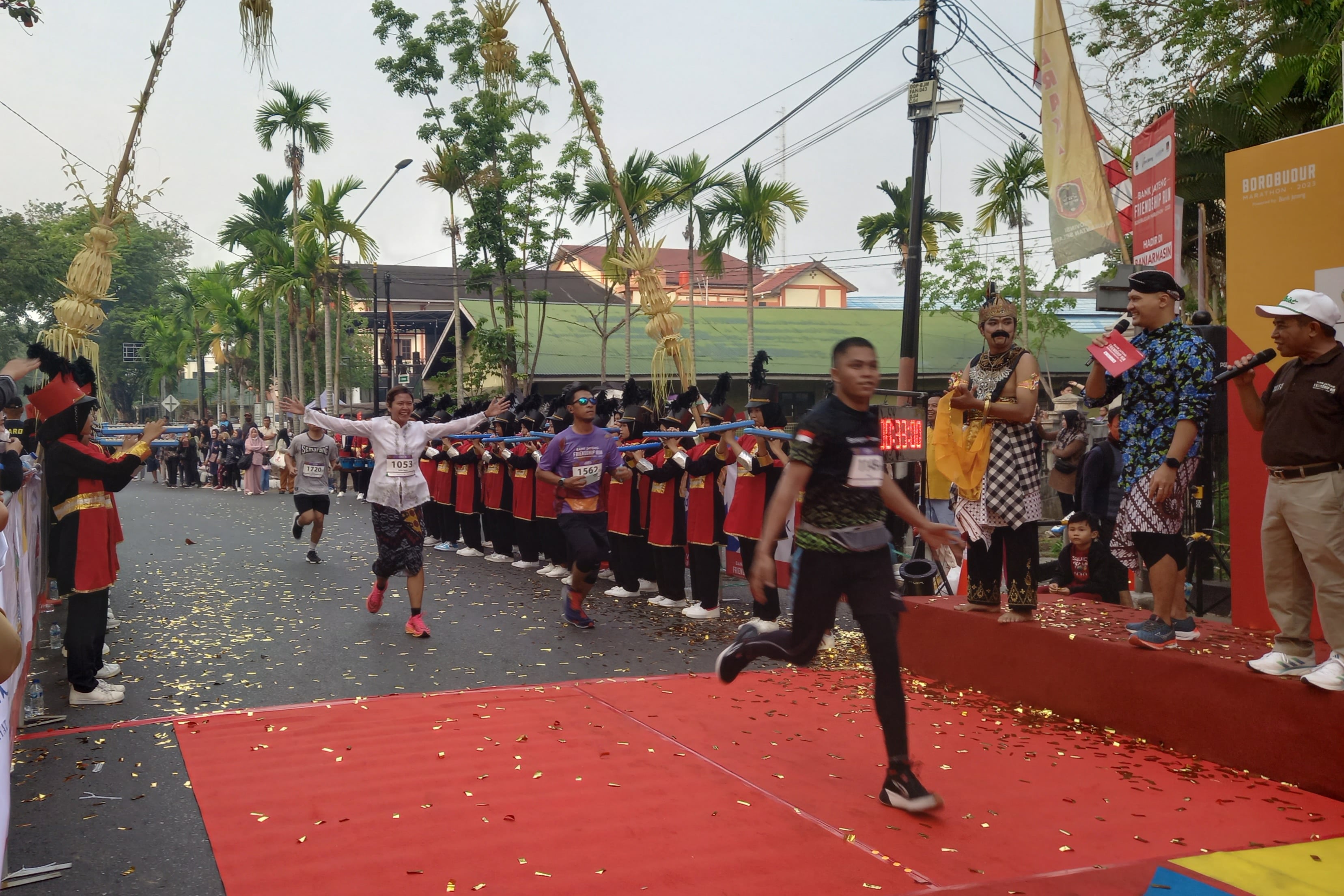 Bank Jateng Friendship Run 2023 mengambil titik start dan finish di Titik 0 Kilometer di di Banjarmasin, Kalimantan Selatan, Minggu (3/9).