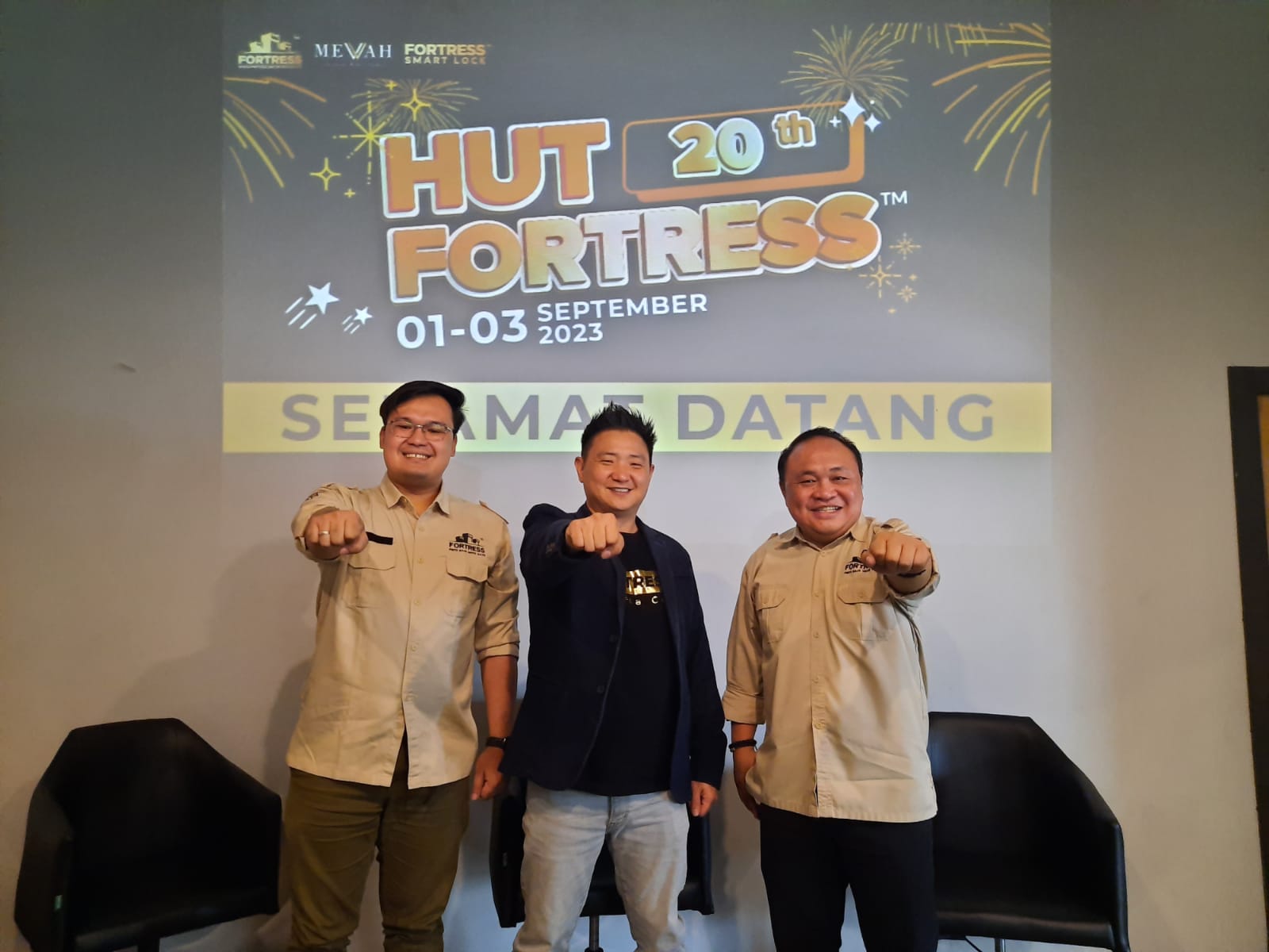 HUT Fortress ke-20 berikan double diskon produk pintu baja