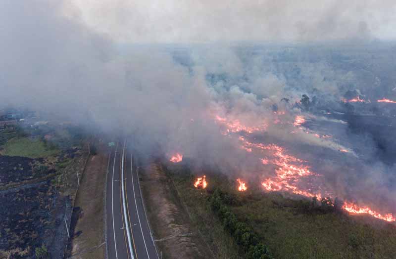 Selain karhula yang terjadi di pinggir tol Kayuagung, Pemkab OKI fokus di 5 Kecamatan.