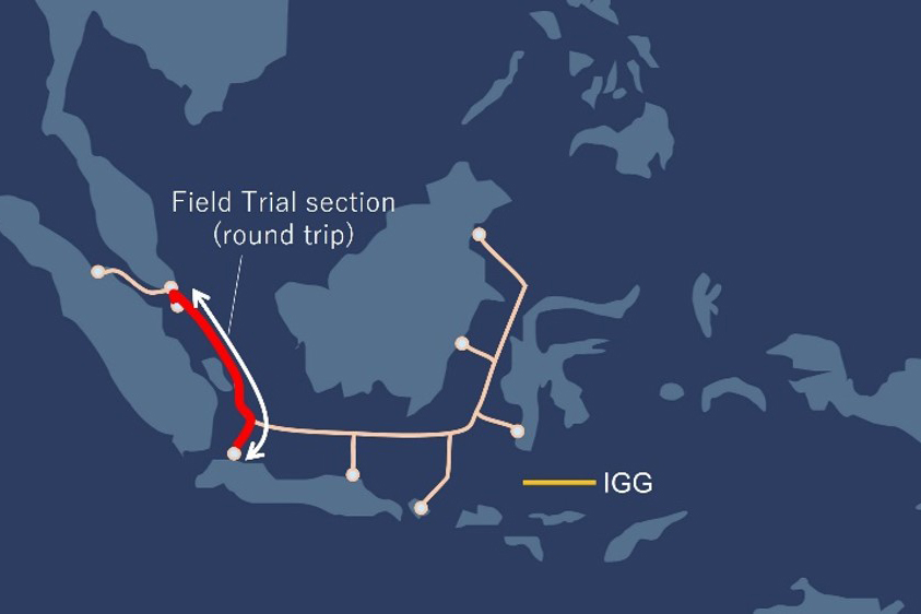 Peta kabel bawah laut.