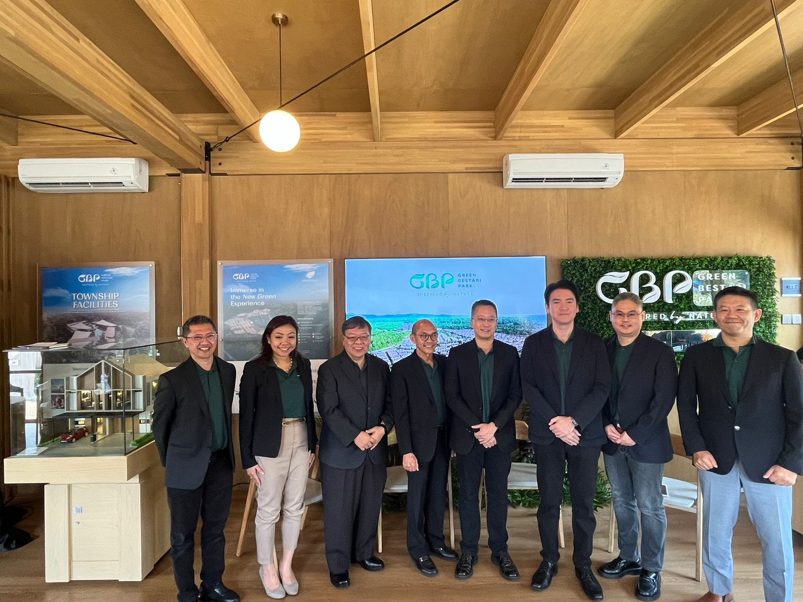 Peluncuran Green Bestari Park di dalam Kawasan Telaga Bestari, Tangerang. Kawasan TOD yang dikembangkan Intiland-Mitbana