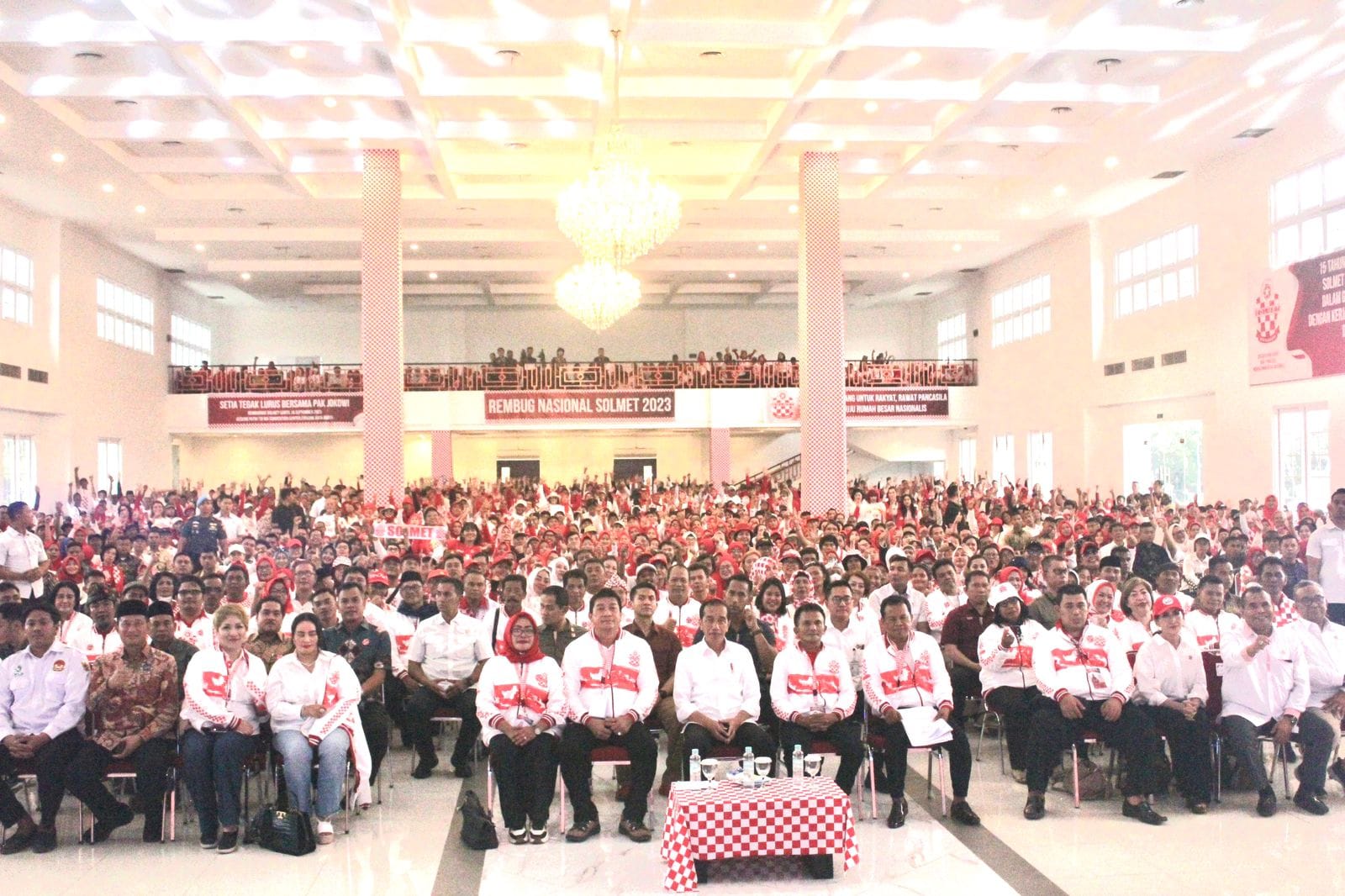 Presiden Joko Widodo menghadiri Rembugnas Solmet