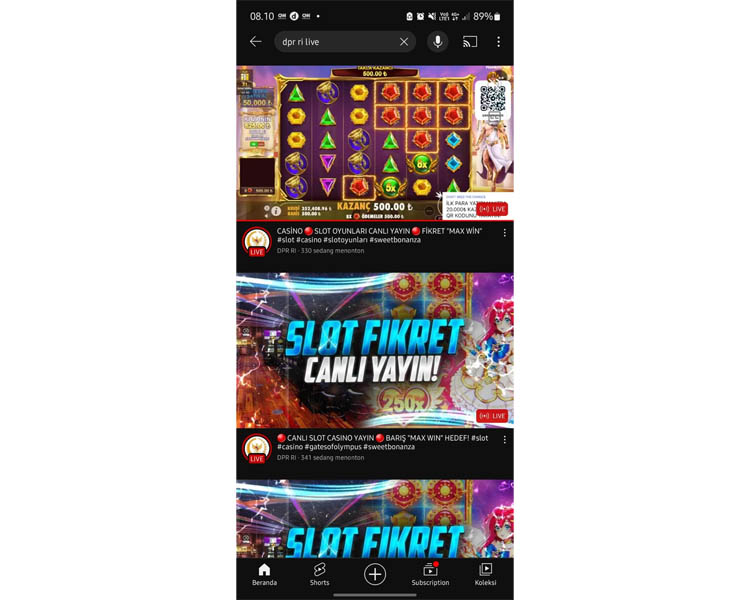 Bareskrim akan menyelusuri tangkapan layar terkait akun Youtuber DPR RI yang terdapat iklan judi online.