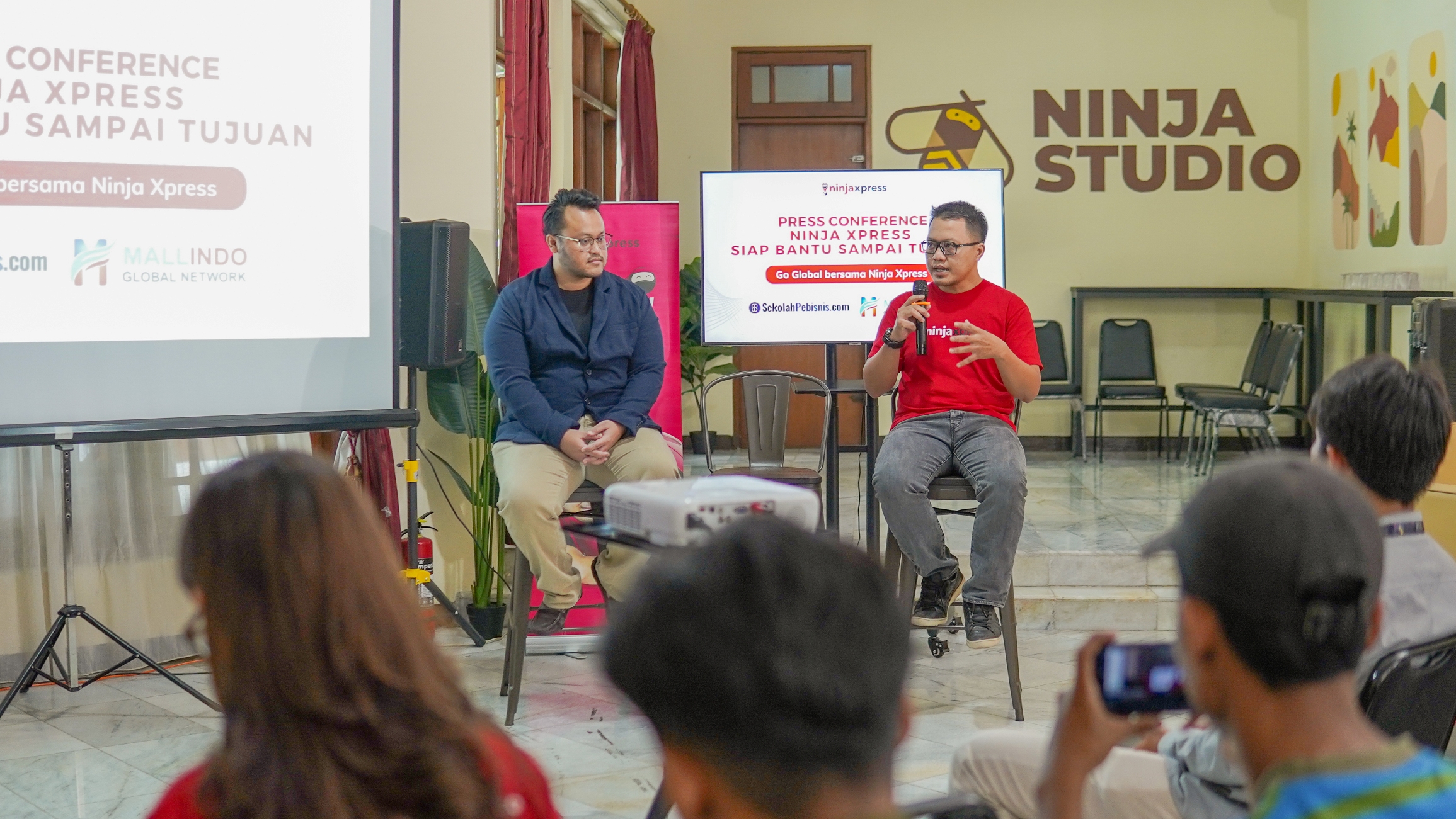 Konferensi pers Ninja Studio yang diadakan di Jakarta, baru-baru ini.