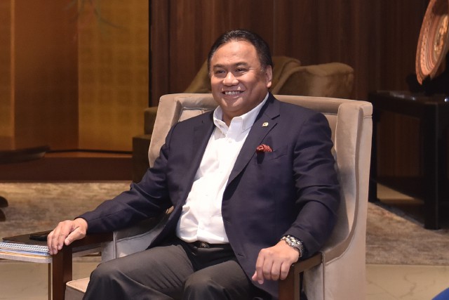 Wakil Ketua DPR RI Koordinator Bidang Industri dan Pembangunan (Korinbang) Rachmat Gobel. 